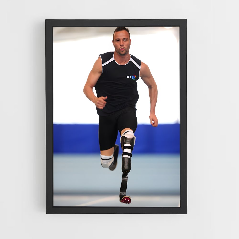 Poster L'Homme à la Course – affiche Jeux Olympiques (vue 2)